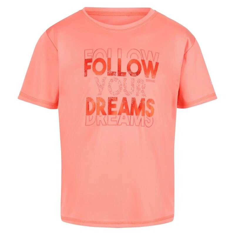 Regatta Alvarado VI T-shirt De Marche à Manches Courtes Pour Enfant - Rose 3 Regatta Alvarado VI T-shirt De Marche à Manches Courtes Pour Enfant - Rose – Image 3