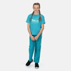 Regatta Alvarado VI T-shirt De Marche à Manches Courtes Pour Enfant - Turquoise Moyen -Regatta Boutique alvarado vi t shirt de marche a manches courtes pour enfant turquoise moyen 4