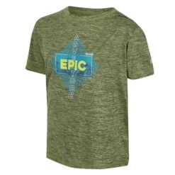 Regatta Alvarado VI T-shirt De Marche à Manches Courtes Pour Enfant - Vert Clair