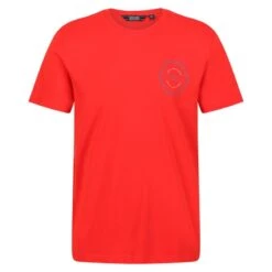Regatta Breezed II T-shirt De Marche à Manches Courtes Pour Homme - Rouge -Regatta Boutique breezed ii t shirt de marche a manches courtes pour homme rouge 2