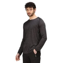 Regatta Burlow Homme Fitness T-Shirt - Gris Clair 9 Regatta Burlow Homme Fitness T-Shirt - Gris Clair -Regatta Boutique burlow homme fitness t shirt gris clair 4