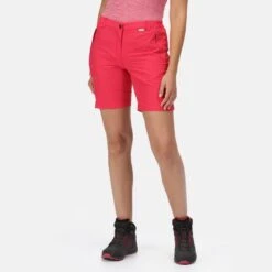 Regatta Chaska II Short De Randonnée Pour Femme - Rose Foncé -Regatta Boutique chaska ii short de randonnee pour femme rose fonce 4