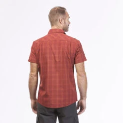 Chemise De Trekking Voyage TRAVEL 100 Carreaux Manches Courtes Rouge Homme -Regatta Boutique chemise de trekking voyage travel 100 carreaux manches courtes rouge homme 2