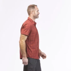 Chemise De Trekking Voyage TRAVEL 100 Carreaux Manches Courtes Rouge Homme -Regatta Boutique chemise de trekking voyage travel 100 carreaux manches courtes rouge homme 3