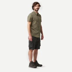 CHEMISE DE TREKKING VOYAGE TRAVEL 100 MANCHES COURTES BRUN HOMME -Regatta Boutique chemise de trekking voyage travel 100 manches courtes brun homme 3