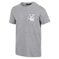 Regatta Cline VI T-shirt De Marche à Manches Courtes Pour Homme - Gris Clair