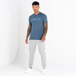 Dare 2b Dispersed T-shirt De Marche à Manches Courtes Pour Homme - Bleu -Regatta Boutique dispersed t shirt de marche a manches courtes pour homme bleu 4
