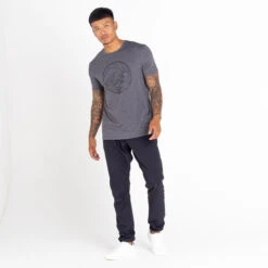 Dare 2b Dispersed T-shirt De Marche à Manches Courtes Pour Homme - Gris -Regatta Boutique dispersed t shirt de marche a manches courtes pour homme gris 4