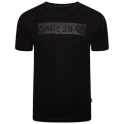 Dare 2b Dispersed T-shirt De Marche à Manches Courtes Pour Homme - Noir