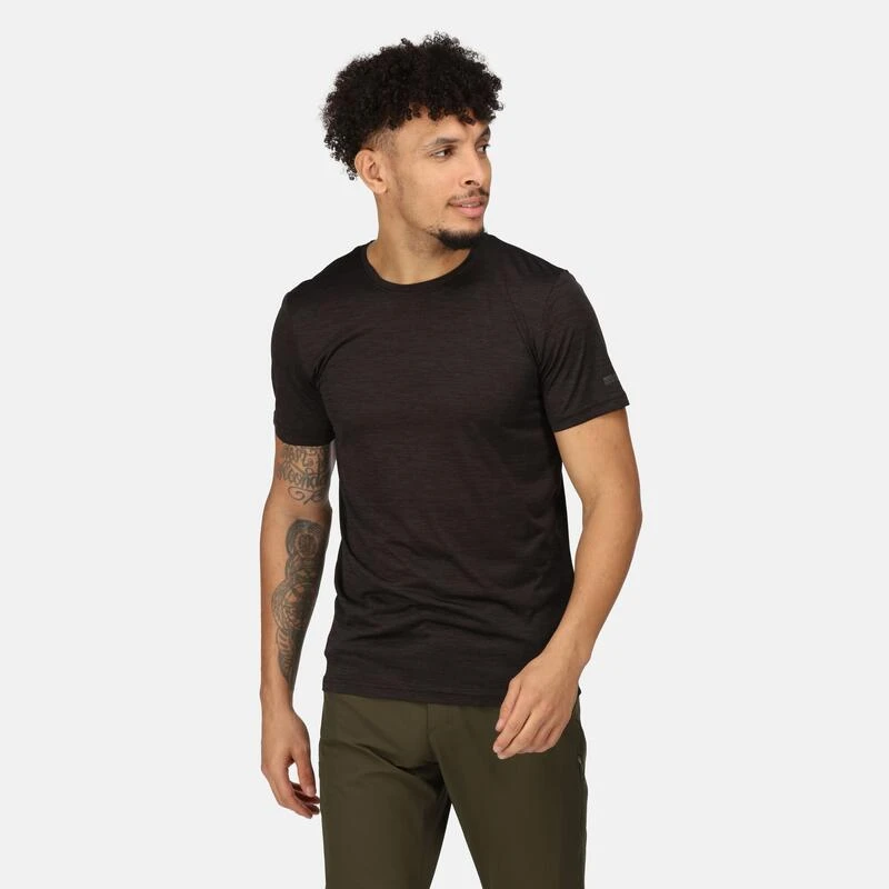 Regatta Fingal Edition Homme Fitness T-Shirt - Noir 5 Regatta Fingal Edition Homme Fitness T-Shirt - Noir – Image 5