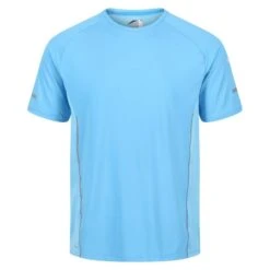 Regatta Highton Pro T-shirt De Marche à Manches Courtes Pour Homme - Bleu Pâle -Regatta Boutique highton pro t shirt de marche a manches courtes pour homme bleu pale 2