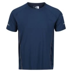 Regatta Highton Pro T-shirt De Marche à Manches Courtes Pour Homme - Marine Moyen -Regatta Boutique highton pro t shirt de marche a manches courtes pour homme marine moyen 2
