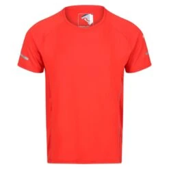 Regatta Highton Pro T-shirt De Marche à Manches Courtes Pour Homme - Rouge -Regatta Boutique highton pro t shirt de marche a manches courtes pour homme rouge 2
