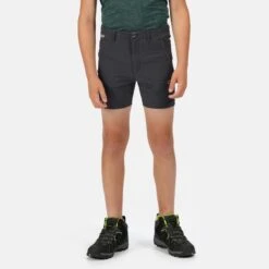 Regatta Highton Short De Marche Pour Enfant - Gris Moyen -Regatta Boutique highton short de marche pour enfant gris moyen 4