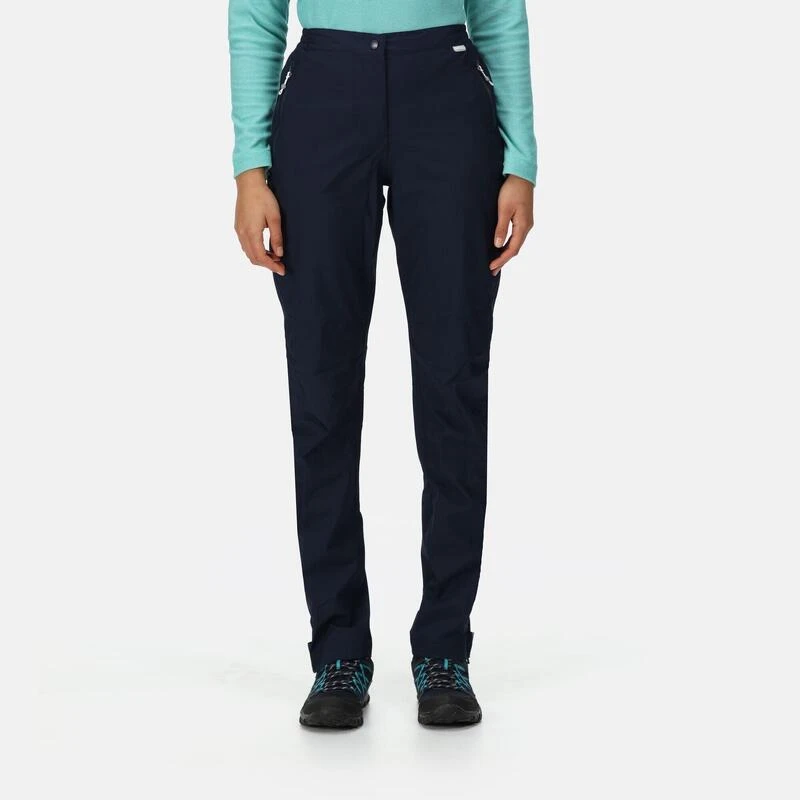 Regatta Highton Surpantalon De Randonnée Imperméables Pour Femme - Bleu Marine 5 Regatta Highton Surpantalon De Randonnée Imperméables Pour Femme - Bleu Marine – Image 5