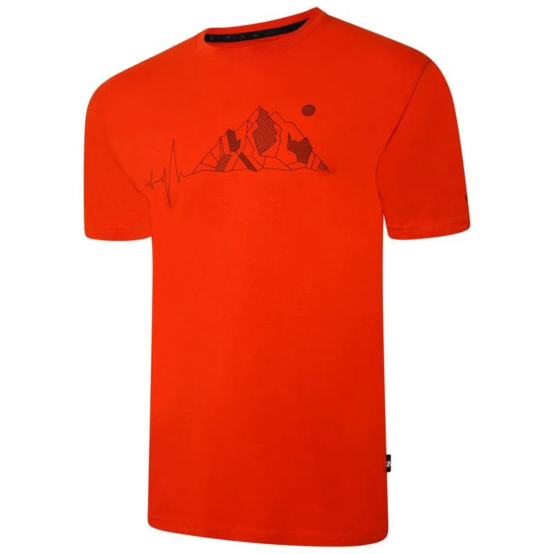 Dare 2b Integral II T-shirt De Marche à Manches Courtes Pour Homme - Orange Moyen 2 Dare 2b Integral II T-shirt De Marche à Manches Courtes Pour Homme - Orange Moyen – Image 2