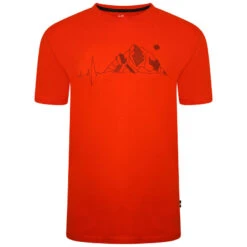 Dare 2b Integral II T-shirt De Marche à Manches Courtes Pour Homme - Orange Moyen