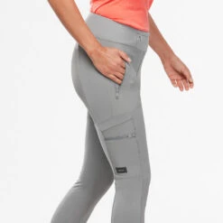LEGGING DE TREKKING & VOYAGE RESISTANT - TRAVEL 500 - GRIS CLAIR - FEMME -Regatta Boutique legging de trekking and voyage resistant travel 500 gris clair femme 3