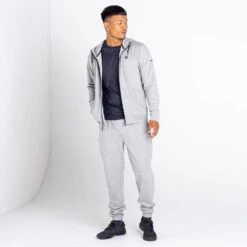 Dare 2b Lounge Out Sweat De Randonnée à Capuche Zippée Pour Homme - Gris Clair -Regatta Boutique lounge out sweat de randonnee a capuche zippee pour homme gris clair 3