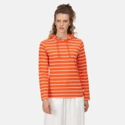 Regatta Maelys T-shirt De Marche à Manches Longues Pour Femme - Orange -Regatta Boutique maelys t shirt de marche a manches longues pour femme orange 4