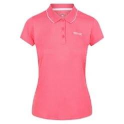 Regatta Maverik V T-shirt De Marche à Manches Courtes Pour Femme - Rose -Regatta Boutique maverik v t shirt de marche a manches courtes pour femme rose 2
