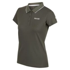 Regatta Maverik V T-shirt De Marche à Manches Courtes Pour Femme - Vert Moyen