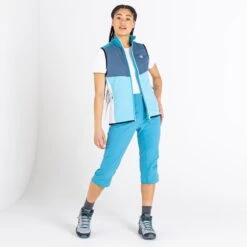 Dare 2b Melodic II Pantalon De Marche 3/4 Pour Femme - Bleu -Regatta Boutique melodic ii pantalon de marche 34 pour femme bleu 3