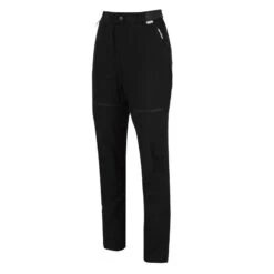 Regatta Mountain Pantalon De Randonnée Modulable Pour Femme - Noir
