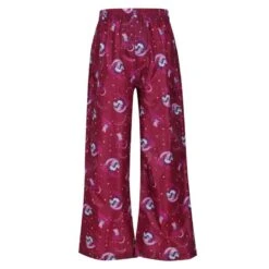 Regatta Pantalon De Pluie WONDER Enfant (Rose Foncé)