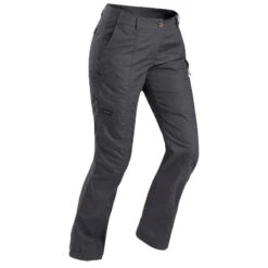 Pantalon De Trek Voyage - TRAVEL 100 Gris Femme