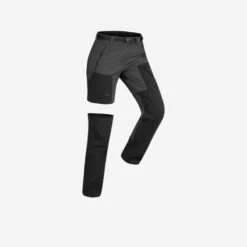 Pantalon Modulable 2 En 1 De Trek Montagne - MT500 Noir - Femme
