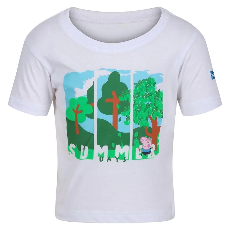 Regatta Peppa Pig T-shirt De Marche à Manches Courtes Pour Enfant - Blanc 3 Regatta Peppa Pig T-shirt De Marche à Manches Courtes Pour Enfant - Blanc – Image 3
