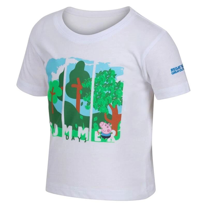 Regatta Peppa Pig T-shirt De Marche à Manches Courtes Pour Enfant - Blanc 1 Regatta Peppa Pig T-shirt De Marche à Manches Courtes Pour Enfant - Blanc