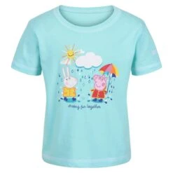 Regatta Peppa Pig T-shirt De Marche à Manches Courtes Pour Enfant - Bleu Clair -Regatta Boutique peppa pig t shirt de marche a manches courtes pour enfant bleu clair 2