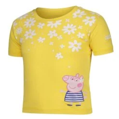 Regatta Peppa Pig T-shirt De Marche à Manches Courtes Pour Enfant - Jaune
