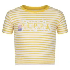 Regatta Peppa Stripe T-shirt De Marche à Manches Courtes Pour Enfant - Jaune -Regatta Boutique peppa stripe t shirt de marche a manches courtes pour enfant jaune 2
