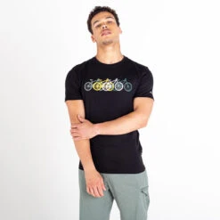 Dare 2b Perpetuate T-shirt De Marche à Manches Courtes Pour Homme - Noir -Regatta Boutique perpetuate t shirt de marche a manches courtes pour homme noir 3