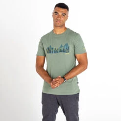 Dare 2b Perpetuate T-shirt De Marche à Manches Courtes Pour Homme - Vert -Regatta Boutique perpetuate t shirt de marche a manches courtes pour homme vert 3