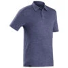 Polo Laine Mérinos De Trek Voyage - TRAVEL 500 Bleu Homme