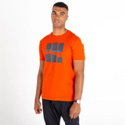 Dare 2b Relic T-shirt De Marche à Manches Courtes Pour Homme - Orange Moyen