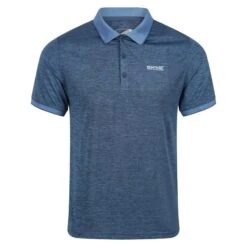Regatta Remex II Polo Fitness à Manches Courtes Pour Homme - Bleu 7 Regatta Remex II Polo Fitness à Manches Courtes Pour Homme - Bleu -Regatta Boutique remex ii polo fitness a manches courtes pour homme bleu 2