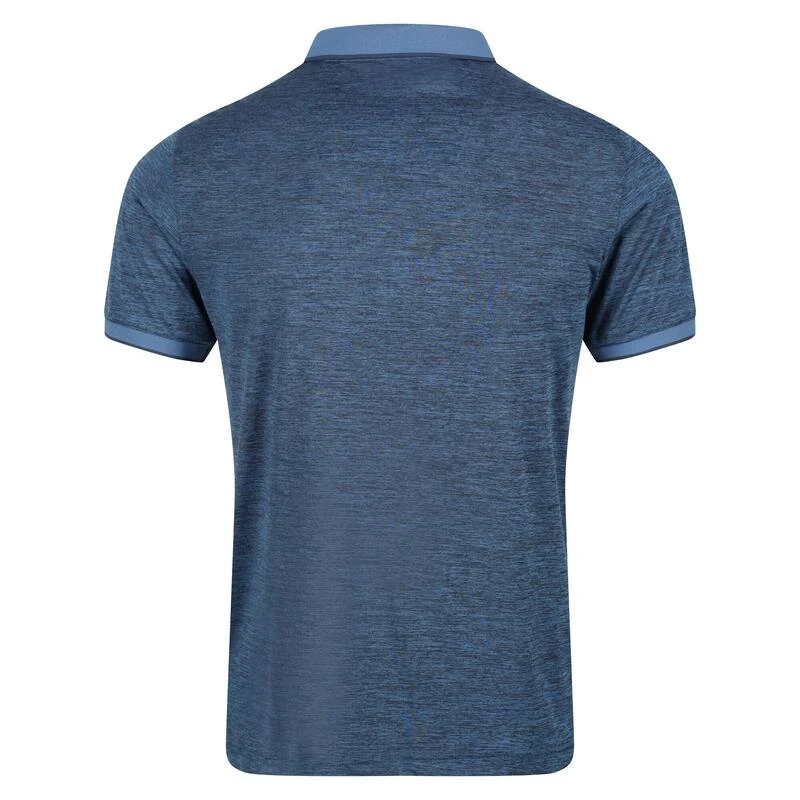 Regatta Remex II Polo Fitness à Manches Courtes Pour Homme - Bleu 4 Regatta Remex II Polo Fitness à Manches Courtes Pour Homme - Bleu – Image 4