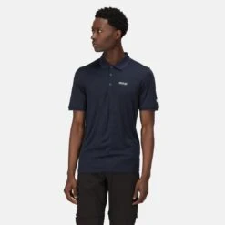 Regatta Remex II Polo Fitness à Manches Courtes Pour Homme - Marine -Regatta Boutique remex ii polo fitness a manches courtes pour homme marine 4