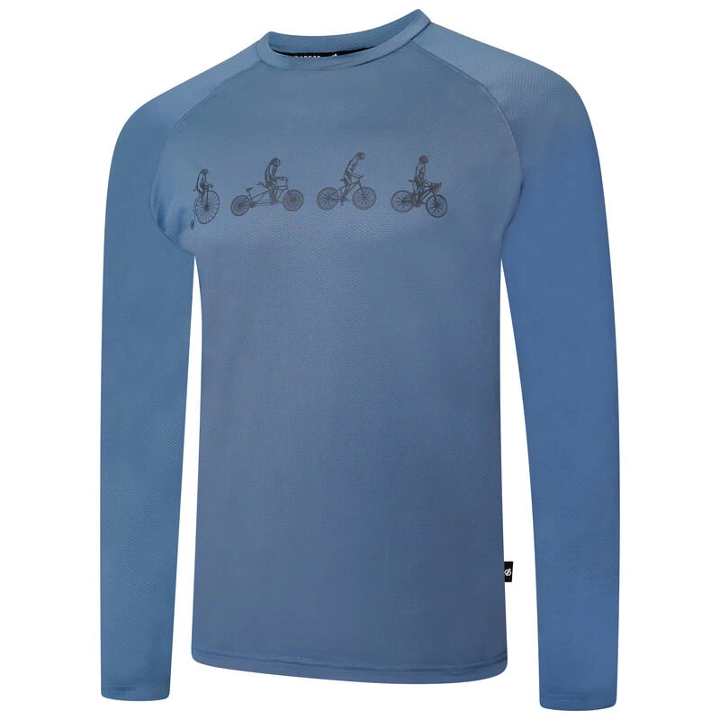 Dare 2b Righteous II T-shirt Fitness à Manches Longues Pour Homme - Bleu 2 Dare 2b Righteous II T-shirt Fitness à Manches Longues Pour Homme - Bleu – Image 2