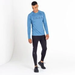 Dare 2b Righteous II T-shirt Fitness à Manches Longues Pour Homme - Bleu 9 Dare 2b Righteous II T-shirt Fitness à Manches Longues Pour Homme - Bleu -Regatta Boutique righteous ii t shirt fitness a manches longues pour homme bleu 4