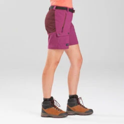 Short De Trek Montagne - TREK 500 Violet Femme -Regatta Boutique short de trek montagne trek 500 violet femme 2
