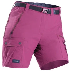 Short De Trek Montagne - TREK 500 Violet Femme