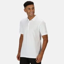 Regatta Sinton Polo Fitness à Manches Courtes Pour Homme - Blanc -Regatta Boutique sinton polo fitness a manches courtes pour homme blanc 4