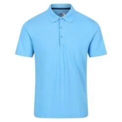Regatta Sinton Polo Fitness à Manches Courtes Pour Homme - Bleu Pâle -Regatta Boutique sinton polo fitness a manches courtes pour homme bleu pale 2