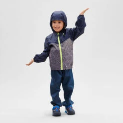 Quechua Sur-pantalon Imperméable De Randonnée - MH100 Bleu Marine - Enfant 2-6 ANS -Regatta Boutique sur pantalon impermeable de randonnee mh100 bleu marine enfant 2 6 ans 3